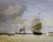 尤金 布丹 : Le Havre, Entrance to the Port